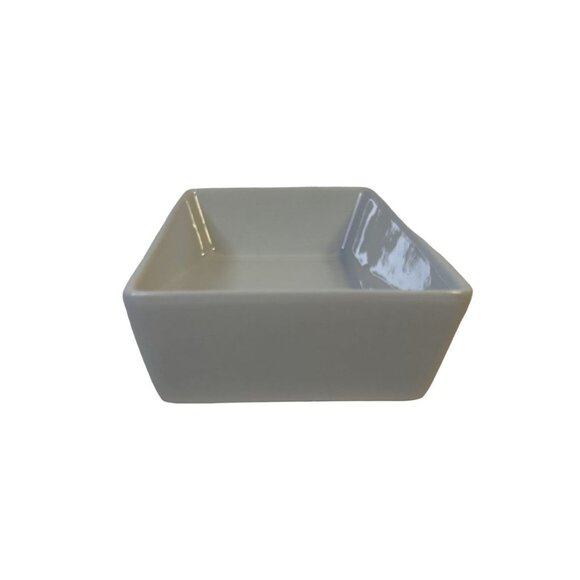 Crate & Barrel Set-2 White Porcelain Rectangular Bowls 7.25"x3.5"x1.25 VHTF - Picture 6 of 9